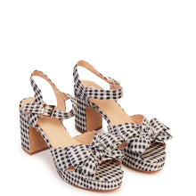 Kathryn Wilson Zsa Zsa Sandal Black/White Gingham