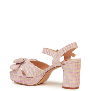 Kathryn Wilson Zsa Zsa Sandal Peony/Lemon Gingham