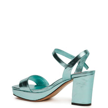 Kathryn Wilson Becky Heel Icy Metallic Calf