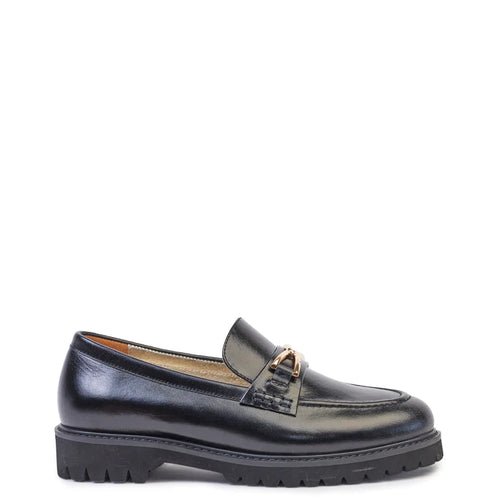 Kathryn Wilson Manea Loafer Black Hi Shine