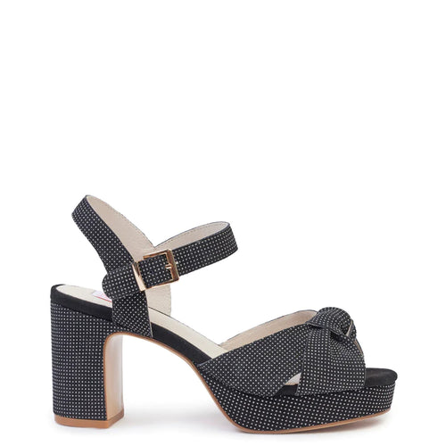 Kathryn Wilson Christelle Heel Black Sparkle