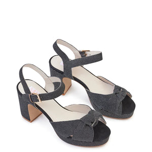 Kathryn Wilson Christelle Heel Black Sparkle