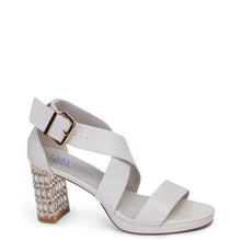 Kathryn Wilson Cleopatra Heel White Calf