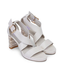 Kathryn Wilson Cleopatra Heel White Calf