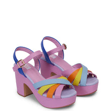 Kathryn Wilson Soleil Heel Rainbow Multi Calf