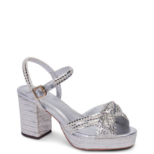 Kathryn Wilson Celeste Heel Silver Calf