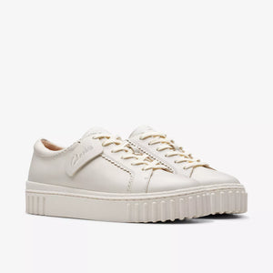 Clarks Mayhill Walk Off White Leather