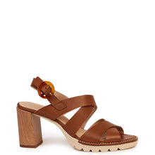 Kathryn Wilson Palazzo Heel Chocolate Calf