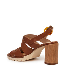 Kathryn Wilson Palazzo Heel Chocolate Calf