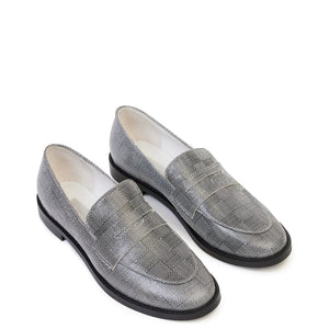 Kathryn Wilson Molly Loafer Monochrome Check Calf