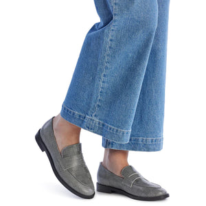 Kathryn Wilson Molly Loafer Monochrome Check Calf