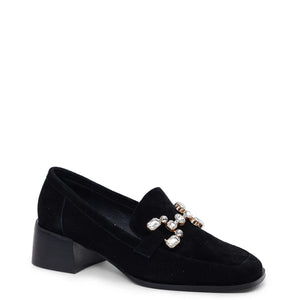 Kathryn Wilson Gio Loafer Black Suede