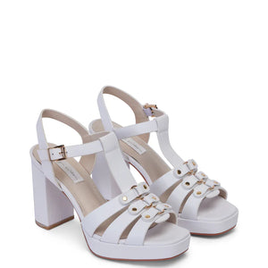 Kathryn Wilson Blake Heel White Calf