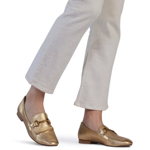 Kathryn Wilson Leila Loafer Gold Calf