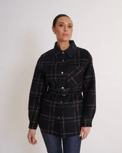 Birds Of A Feather Lyra Shirt Jacket Black/Rust