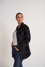 Birds Of A Feather Lyra Shirt Jacket Black/Rust