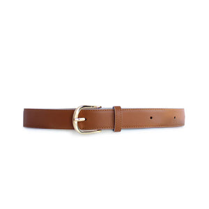 Kathryn Wilson Cassie Belt Walnut Calf/Orchid