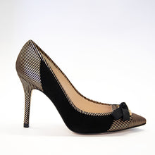 LK Bennett Fleur Black/Rose Gold