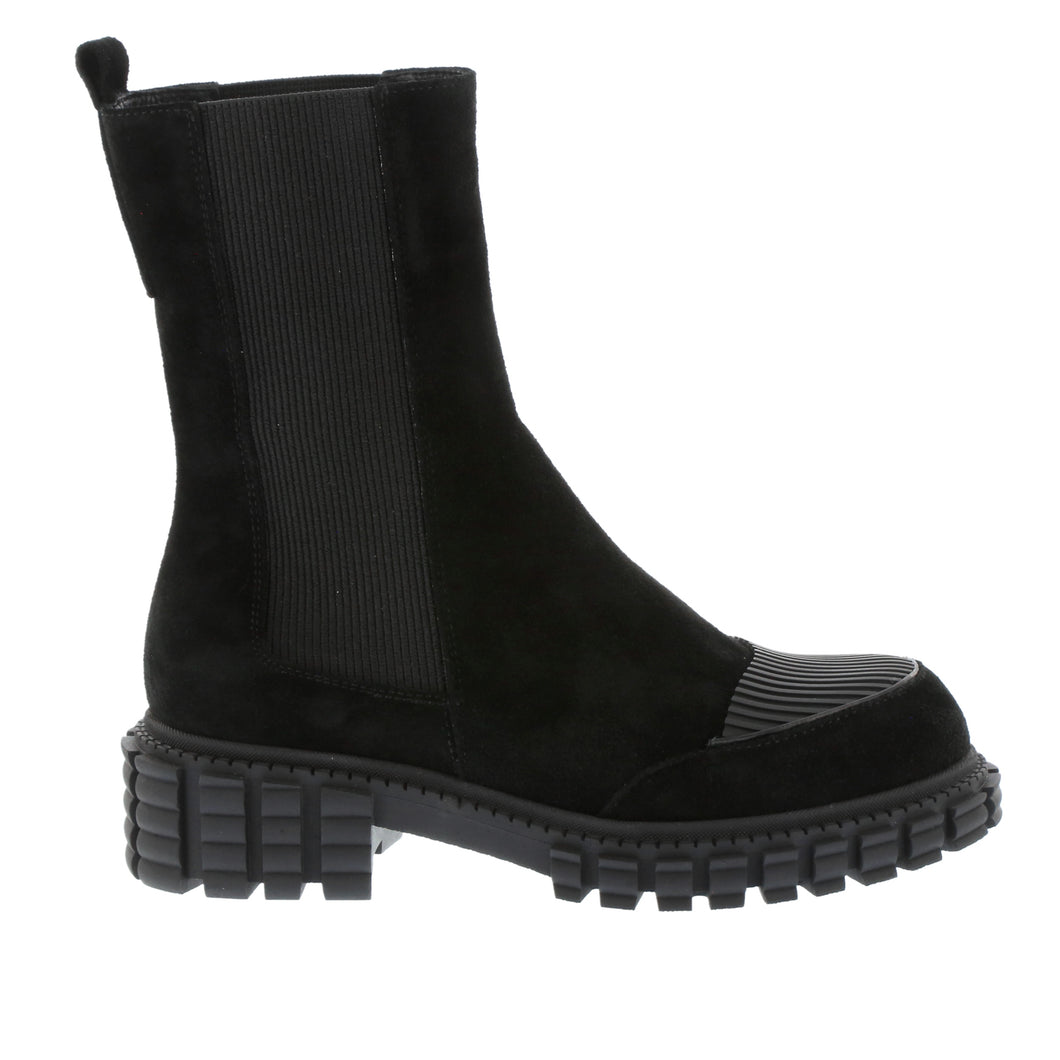Nu X Neo Boreas Black Suede Mid Boot