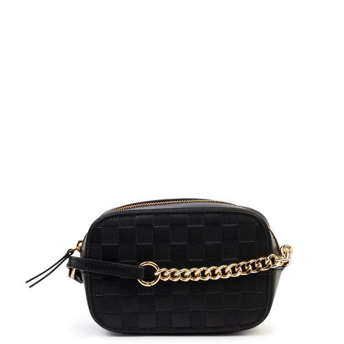 Kathryn Wilson Blanchfield Bag Black Check Calf