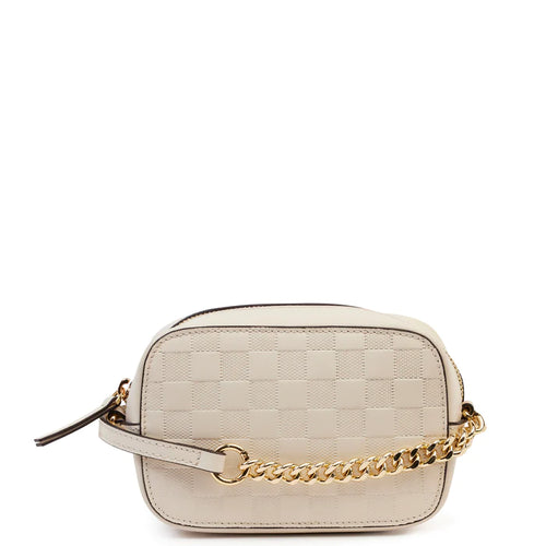 Kathryn Wilson Blanchfield Bag Stone Check Calf