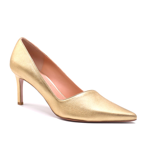Oxitaly Stefy 02 Signal Gold Metallic Leather