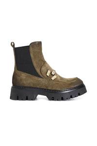 Cafe Noir FM6012 Green Suede