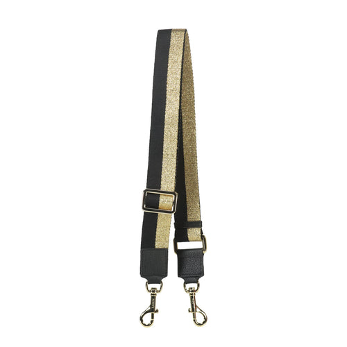 Saben Feature Strap Webbing Gold & Black Stripe