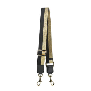 Saben Feature Strap Webbing Gold & Black Stripe