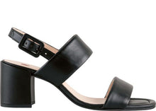 Hogl Pure Black Heeled Sandal
