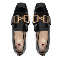 Hogl Slipper Black Leather Patent