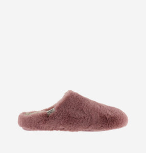 Victoria Norte Faux Fur Slipper Rosa