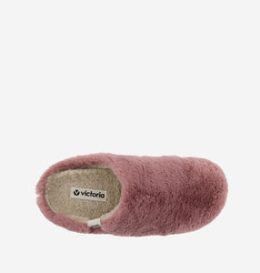 Victoria Norte Faux Fur Slipper Rosa