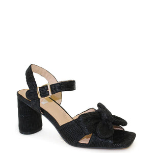 Kathryn Wilson Monroe Black Metallic Pleats