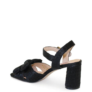 Kathryn Wilson Monroe Black Metallic Pleats