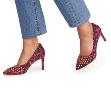 Kathryn Wilson Bianca Heel Fuchsia Leopard