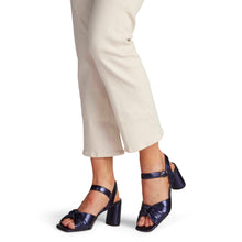 Kathryn Wilson Sandy Heel Ink Metallic Calf