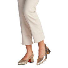 Kathryn wilson Aimee Slingback Gold Snake