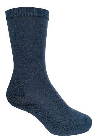 Designer Textiles Merino Cushion Sole Crew Blueberry